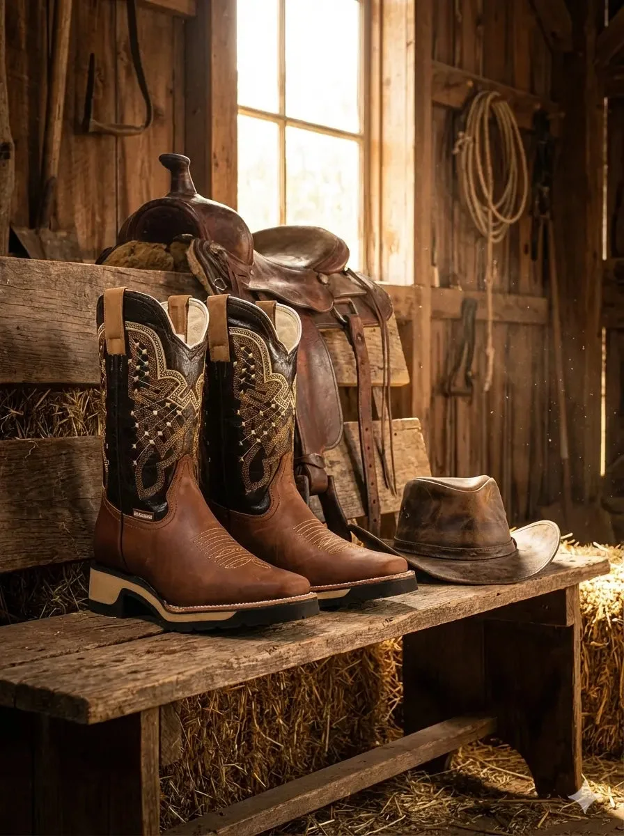 Bota Country Soberano Masculina Ortopédica