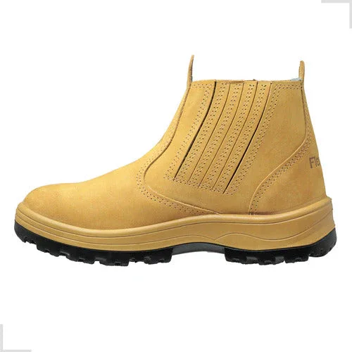 Botina Masculina De Couro Legítimo Flexfort Bota Confortável