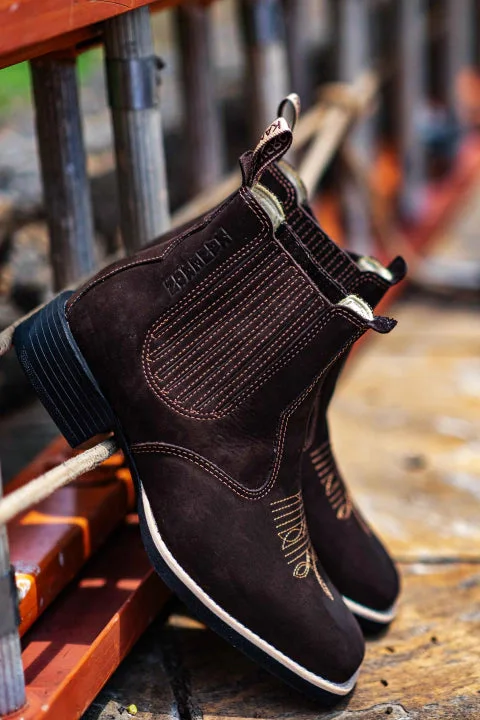 Botina Masculina Vira Francesa - Artesanal e Clássica