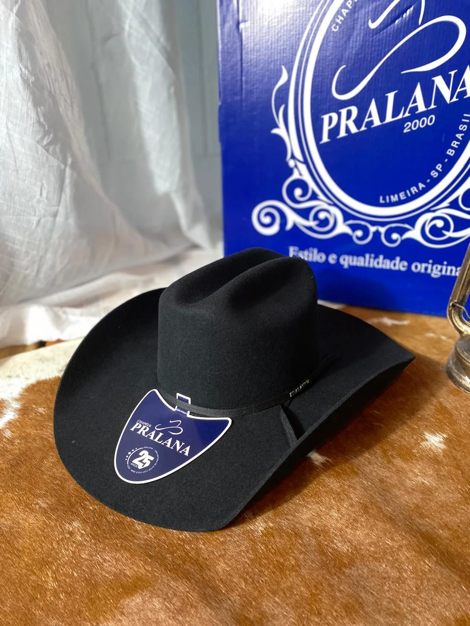 Chapéu American Horse ABA 11 cm, Quadrada