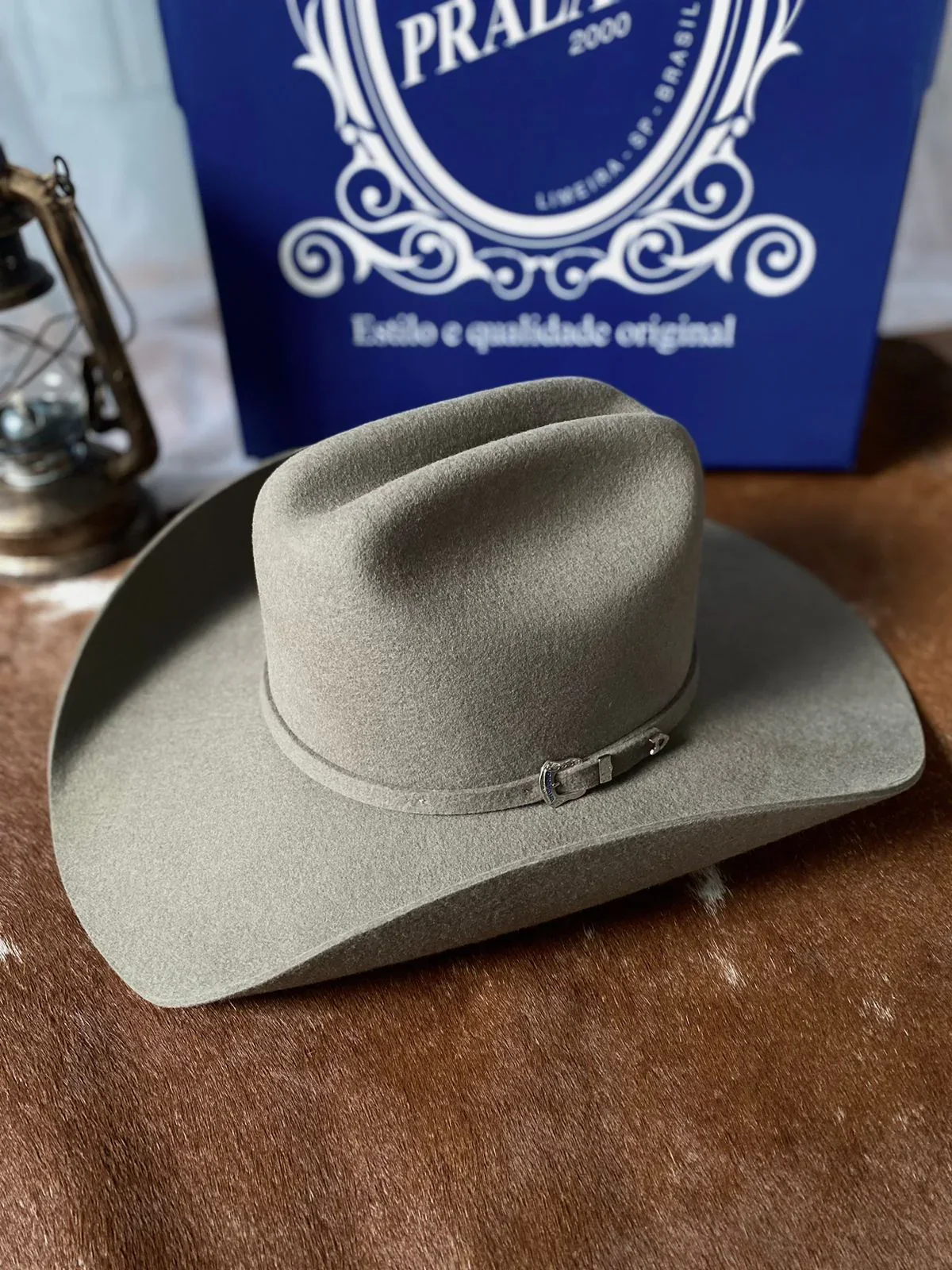 Chapéu Pralana Country Arizona Cinza Claro