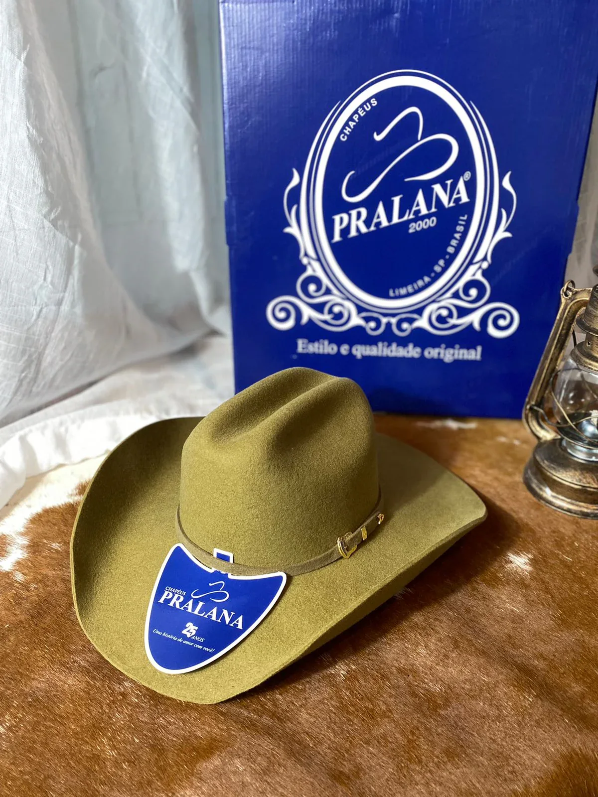 Chapéu Pralana Country Arizona Cinza Claro