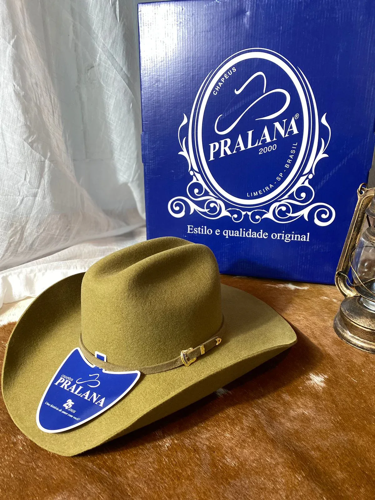 Chapéu Pralana Country Arizona Cinza Claro