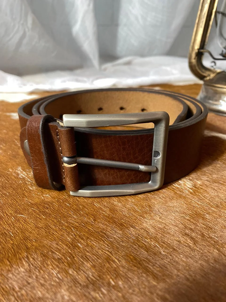 Cinta Masculina Couro